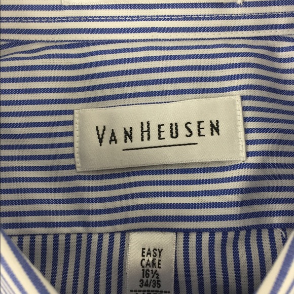 Van Heusen NWT Men’s Long Sleeve Shirt Size 16 1/2 - Picture 7 of 8